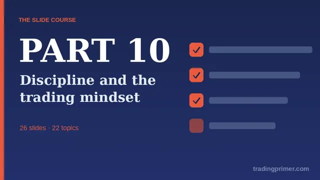 Part 10 — Discipline and the trading mindset